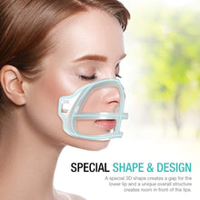 Load image into Gallery viewer, EasyEast 5 Pack Mask Bracket Inner Support Frame Designed for Homemade Cloth Mask, 3D Mask Plastic Basket for More Breathing Space, Washable Reusable