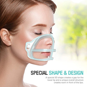 EasyEast 5 Pack Mask Bracket Inner Support Frame Designed for Homemade Cloth Mask, 3D Mask Plastic Basket for More Breathing Space, Washable Reusable