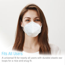 Load image into Gallery viewer, SUNCOO Protective KN95 Face Mask - 20 Pack, 5 Layers Cup Dust Mask Protection Against PM2.5 Dust, Smoke and Haze-Proof, Designed for Men, Women, Essential Workers - White