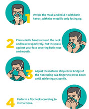 Load image into Gallery viewer, BYD CARE NIOSH Approved N95 Respirator - 20 Pack - Head Strap & Tight Fit