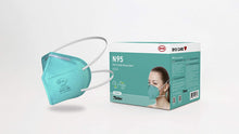 Load image into Gallery viewer, BYD CARE NIOSH Approved N95 Respirator - 20 Pack - Head Strap &amp; Tight Fit
