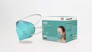 BYD CARE NIOSH Approved N95 Respirator - 20 Pack - Head Strap & Tight Fit